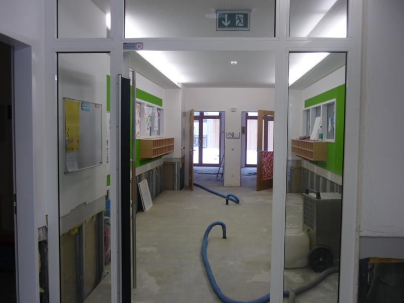 Assessment of the water damage restoration measures at a nursery school